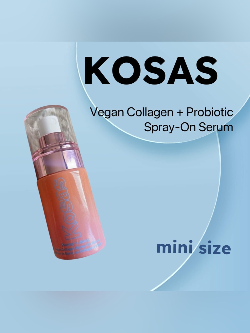 🇺🇸🆕NWOB KOSAS | MINI | Plump + Juicy Vegan Collagen + Probiotic Spray-On Serum